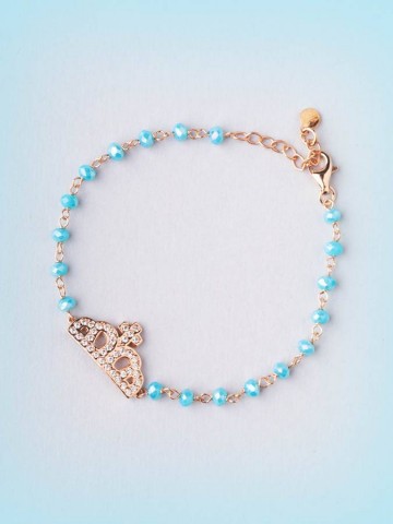 Bracciali - argento e zirconi - 4596-2 BRACCIALE CORONCINA - I PENSIERINI