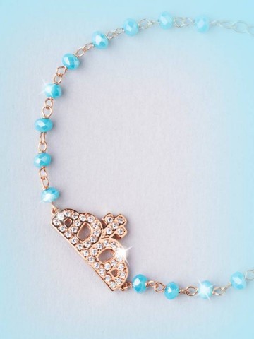 Bracciali - argento e zirconi - 4596-2 BRACCIALE CORONCINA - I PENSIERINI