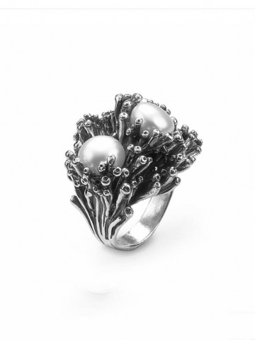 Anelli - Mare - 10562/16 ANELLO ANEMONE GRANDE mis. 16 GIOVANNI RASPINI