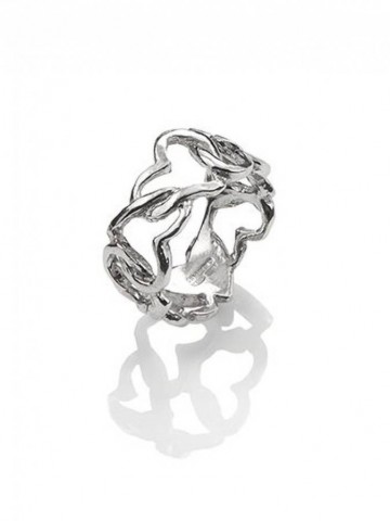 Anelli - Angeli e cuori - 9895/16 ANELLO CUORI INTRECCI GIOVANNI RASPINI