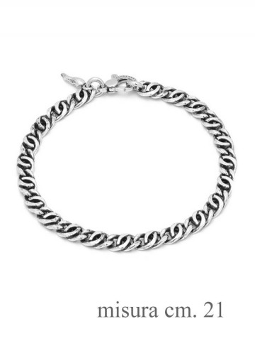 Collezione uomo - Bracciali uomo - 11344L cm. 21 BRACCIALE GRUMETTA PICCOLO GIOVANNI RASPINI