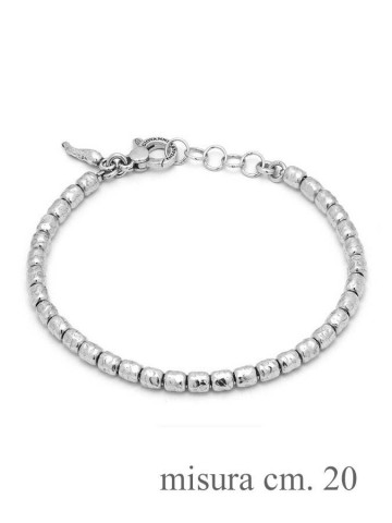 Bracciali - Collezione uomo - 11347 CM.19 BRACCIALE GRANELLI GIOVANNI RASPINI