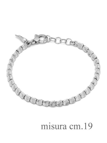 Bracciali - Collezione uomo - 11348 CM.19 BRACCIALE PEPITE GIOVANNI RASPINI