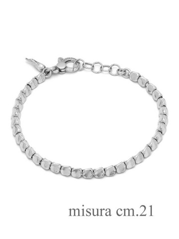 Bracciali - Collezione uomo - 11348L cm.21 BRACCIALE PEPITE GIOVANNI RASPINI