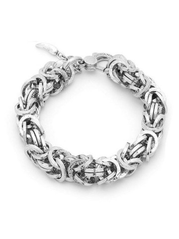 Bracciali - Catene - 11396 BRACCIALE MAGLIA BIZANTINA MARTELLATA GIOVANNI RASPINI