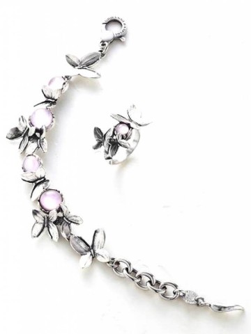 Bracciali - Floral - 11383 BRACCIALE BUTTERFLY GRANDE GIOVANNI RASPINI
