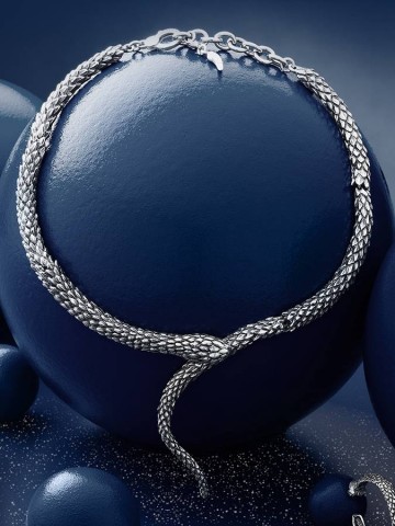 Collane - Animalier - 11254 COLLANA SERPENTE GIOVANNI RASPINI