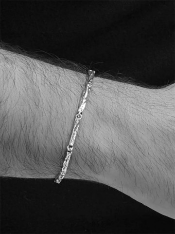 Collezione uomo - Bracciali uomo - 11217L BRACCIALE TINY MARTELLATO GIOVANNI RASPINI