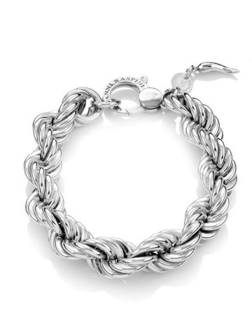 Bracciali - Catene - 10133 BRACCIALE TORCHON GRANDE GIOVANNI RASPINI