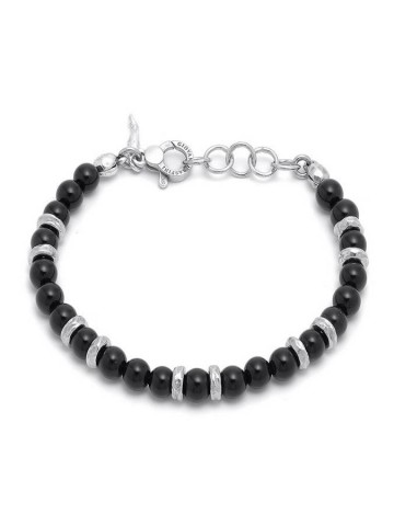 Collezione uomo - Bracciali uomo - 11652 cm. 20  BRACCIALE TANGO ONICE GIOVANNI RASPINI