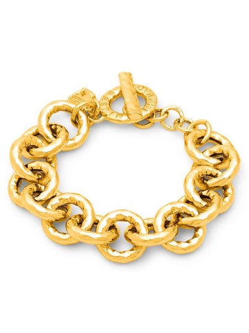 Bracciali - Nomad - Gioielli in bronzo dorato - N0004 BRACCIALE PUEBLO in bronzo dorato a 18kt GIOVANNI RASPINI