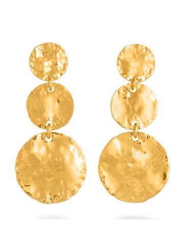 Orecchini - Nomad - Gioielli in bronzo dorato - N0012 ORECCHINI DAKOTA A CASCATA in bronzo dorato a 18kt GIOVANNI RASPINI