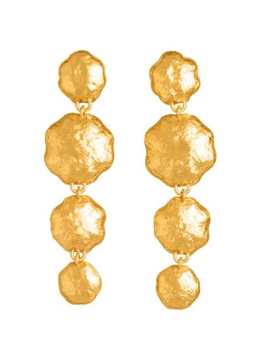 Orecchini - Nomad - Gioielli in bronzo dorato - N0014 ORECCHINI A CASCATA SAND in bronzo dorato a 18kt GIOVANNIRASPINI