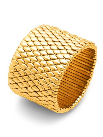 Bracciali - Nomad - Gioielli in bronzo dorato - N0015 BRACCIALE ARIZONA GRANDE in bronzo dorato 18kt GIOVANNI RASPINI