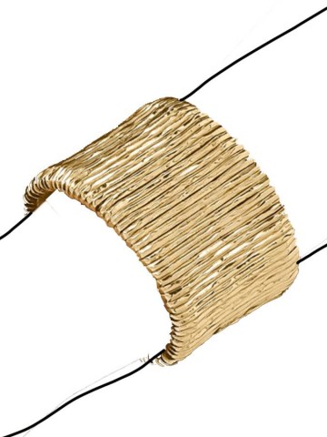 Bracciali - Nomad - Gioielli in bronzo dorato - N0024 BRACCIALE SANTA FE GRANDE in bronzo dorato 18kj GIOVANNI RASPINI