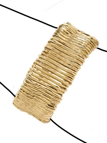 Bracciali - Nomad - Gioielli in bronzo dorato - N0025 BRACCIALE SANTA FE in bronzo dorato a 18kt GIOVANNI RASPINI