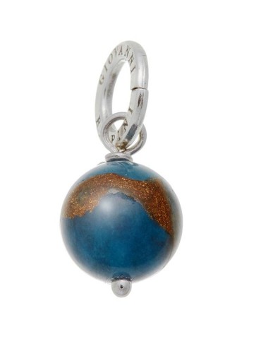 Charms - Vari - 10026 CHARM AGATA BLU E BRONZITE GIOVANNI RASPINI