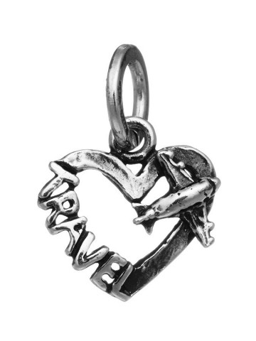 Charms - Angeli e cuori - 10543 CHARM CUORE TRAVEL GIOVANNI RASPINI
