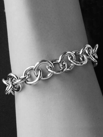 Bracciali - Catene - 7443 BRACCIALE MAGLIA TONDA GIOVANNI RASPINI