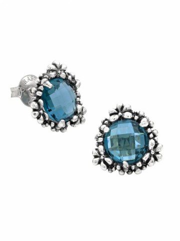 Orecchini - Floral - 12431 ORECCHINI BLUE IVY GRANDI GIOVANNI RASPINI