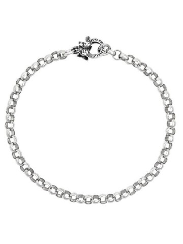 Bracciali - Catene - 12453 BRACCIALE ROLO PICCOLO CHIUSURA FARFALLA GIOVANNI RASPINI