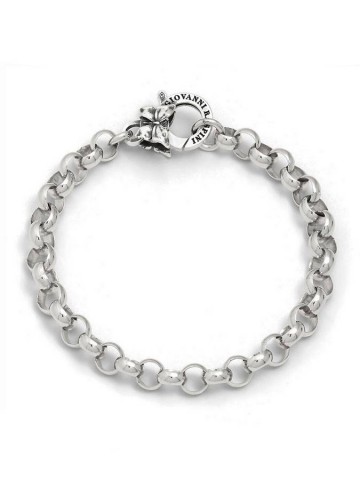 Bracciali - Catene - 12449 BRACCIALE ROLO CHIUSURA FARFALLA GIOVANNI RASPINI