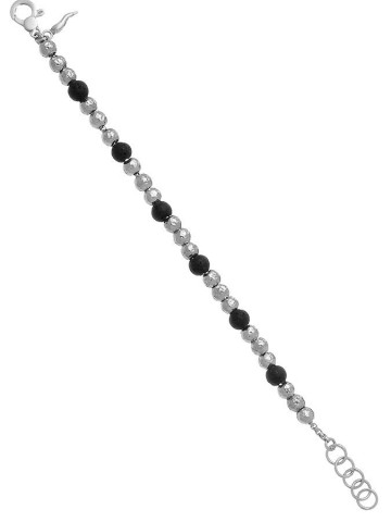 Bracciali - Rock - 10489/M BRACCIALE MINI BOWL BLACK GIOVANNI RASPINI