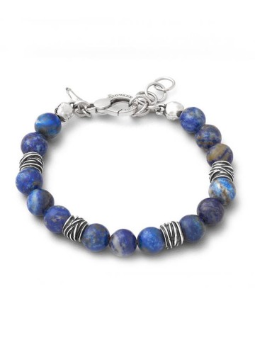 Bracciali - Bracciali uomo - 12215/L BRACCIALE BIG TANGO LAPISLAZULI GIOVANNI RASPINI