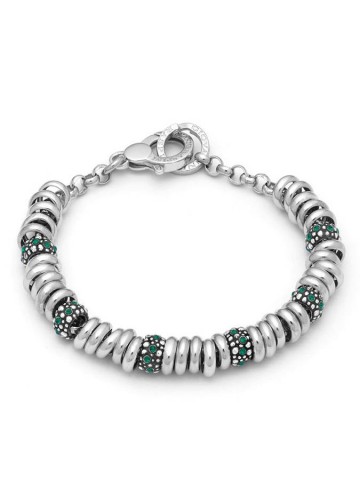 Bracciali - Floral - 11984 BRACCIALE BEADS CRYSTAL VERDE GIOVANNI RASPINI